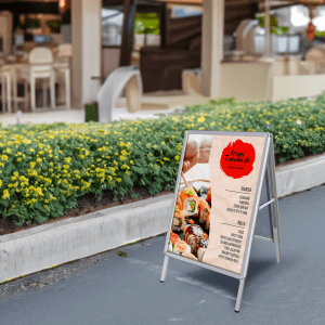 Chevalets porte-affiche