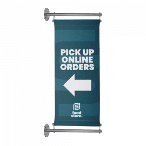 Bâches murales avec potence