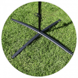 Base légère en croix