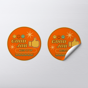 Stickers sans résidus adhésif