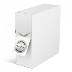 Étiquettes autocollantes argentées