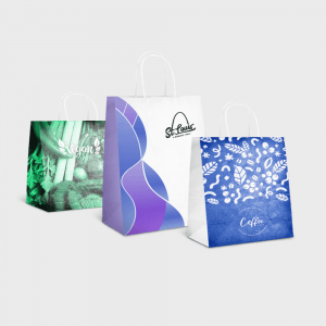 Sacs kraft impression quadri